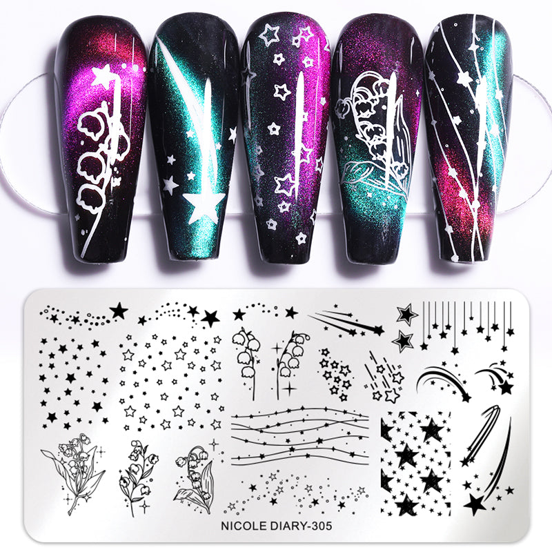 Statuesque Nail Stamping Plate