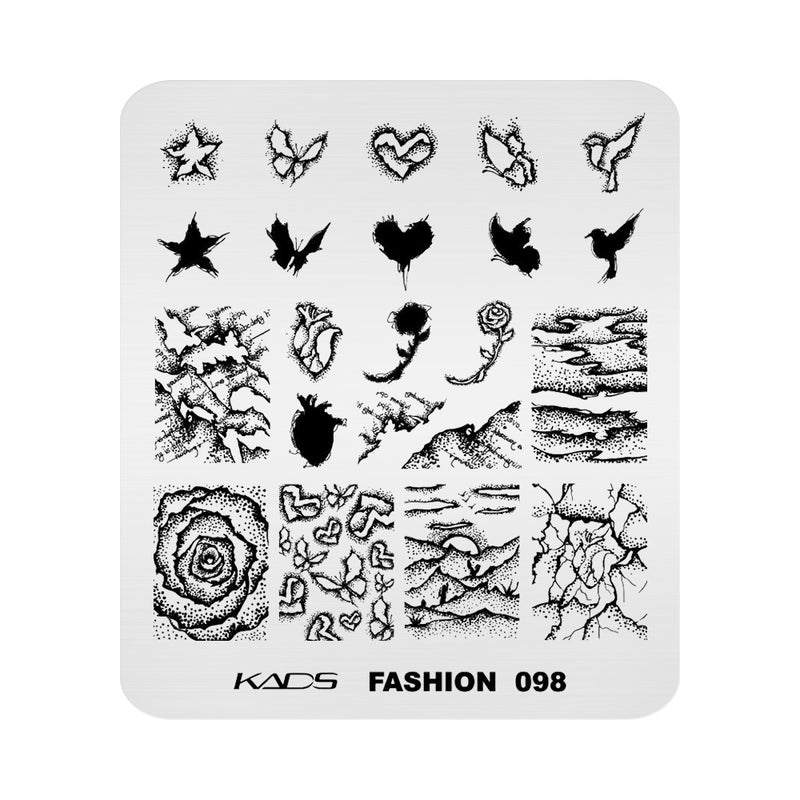Kads - Fashion 098 Stamping Plate
