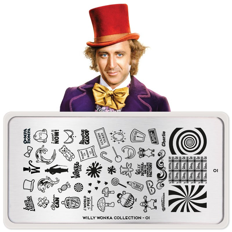 MoYou-London - Willy Wonka 01 Stamping Plate