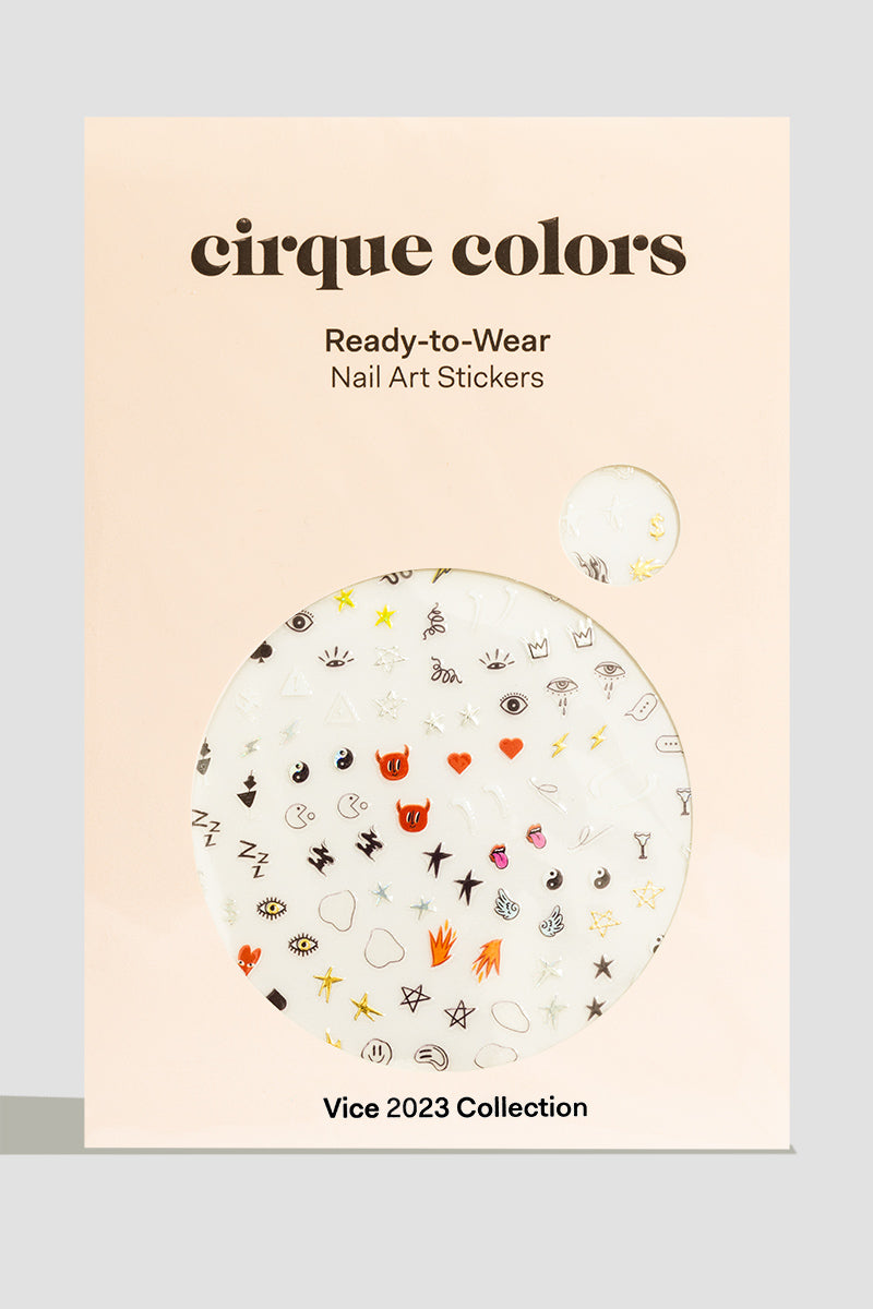 Cirque Colors - Vice 2023 Collection Ready-to-Wear Nail Art Stickers