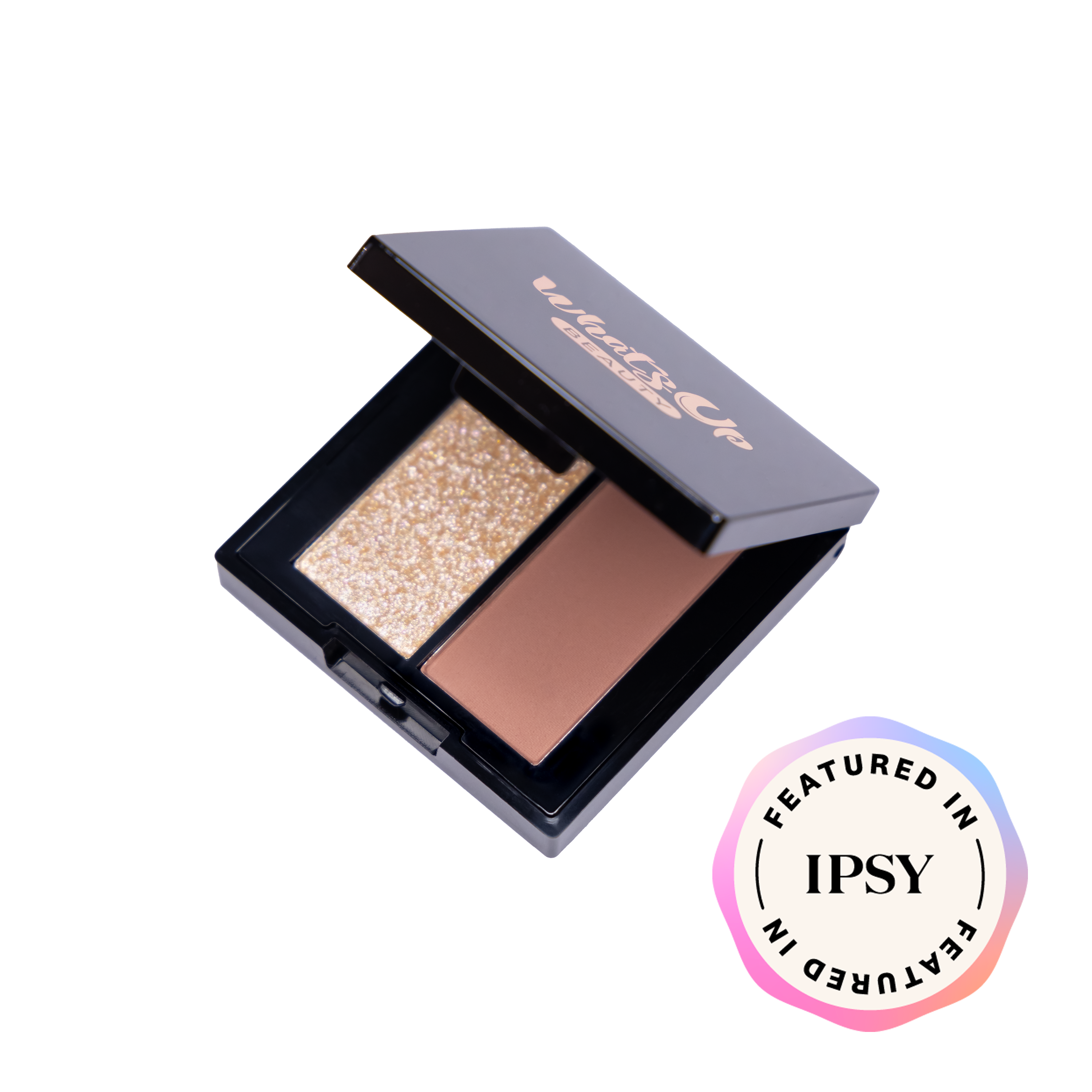 Whats Up Beauty - Lattetude Eyeshadow Duo (Deluxe Sample)
