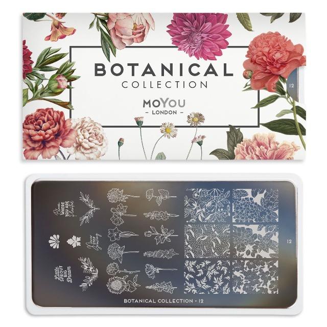 MoYou-London - Botanical 12 Stamping Plate