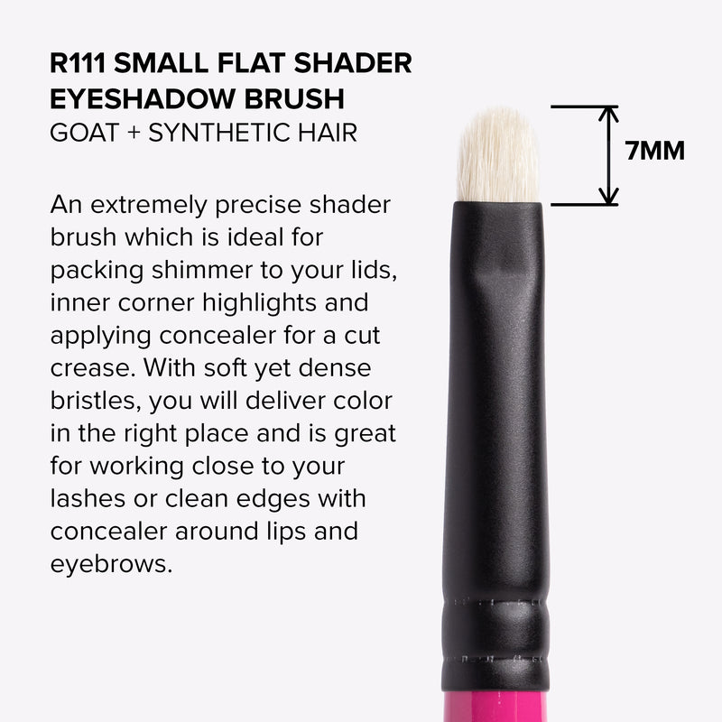 Whats Up Beauty - R111 Small Flat Shader Eyeshadow Brush