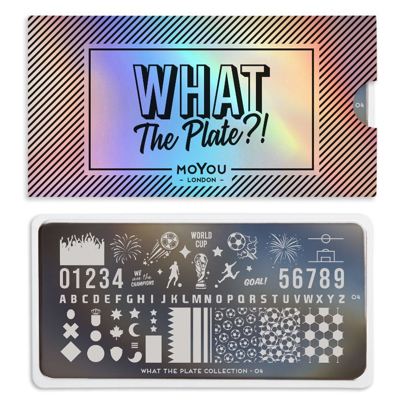 MoYou-London - What the Plate 04 - World Cup Stamping Plate