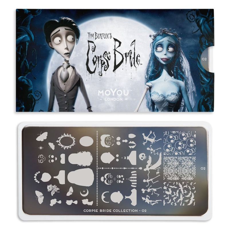 MoYou-London - Corpse Bride 02 Stamping Plate