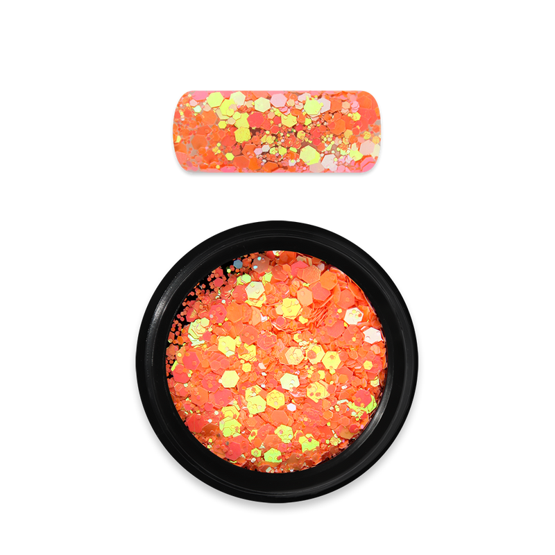 Moyra - 22 Chameleon Light Orange Holo Glitter Mix