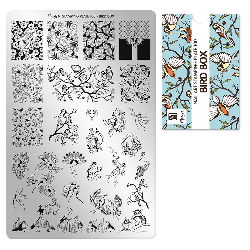 Moyra - 100 Bird Box Stamping Plate