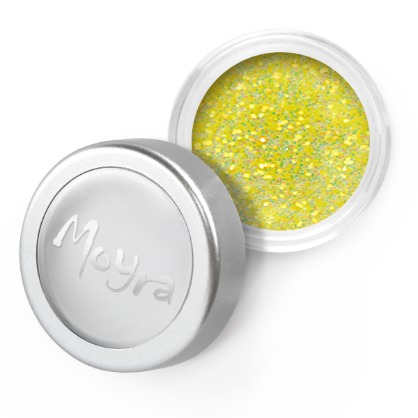 Moyra - 07 Yellow Glitter Powder
