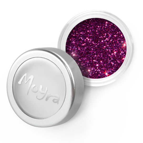 Moyra - 16 Deep Purple Glitter Powder
