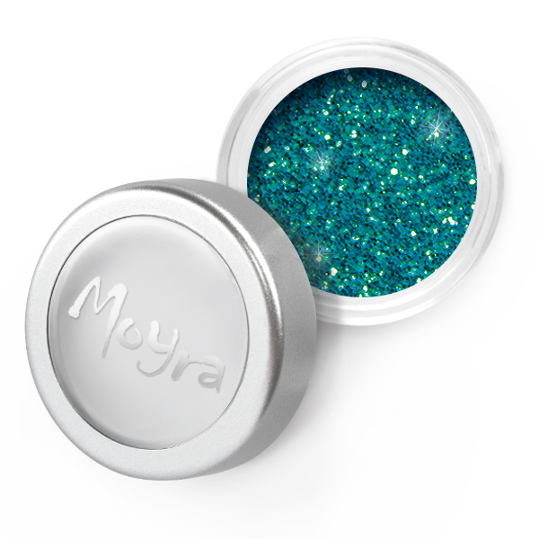 Moyra - 25 Turquoise Glitter Powder