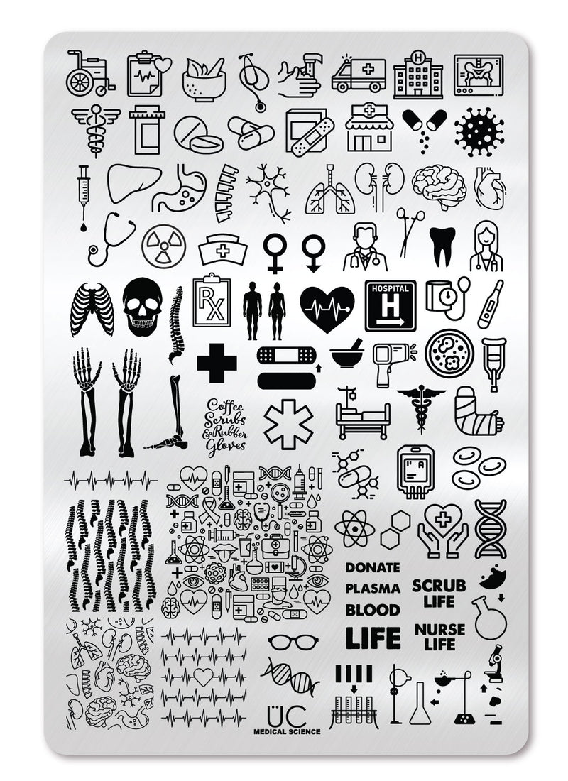 UberChic Beauty - Medical Science Stamping Plate