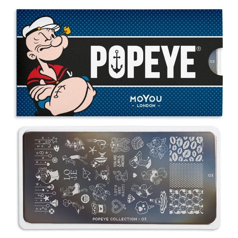MoYou-London - Popeye 03 Stamping Plate