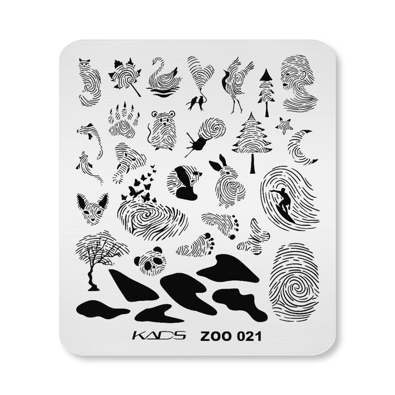 Kads - Zoo 021 Stamping Plate