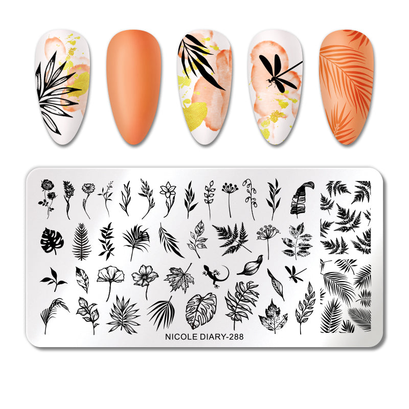 Nicole Diary - 288 Nothin' But Tropics Stamping Plate