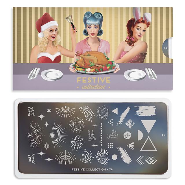MoYou-London - Festive 74 Stamping Plate