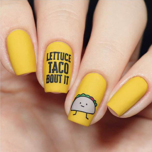 UberChic Beauty - UC Mini - Let's Taco Bout It Stamping Plate