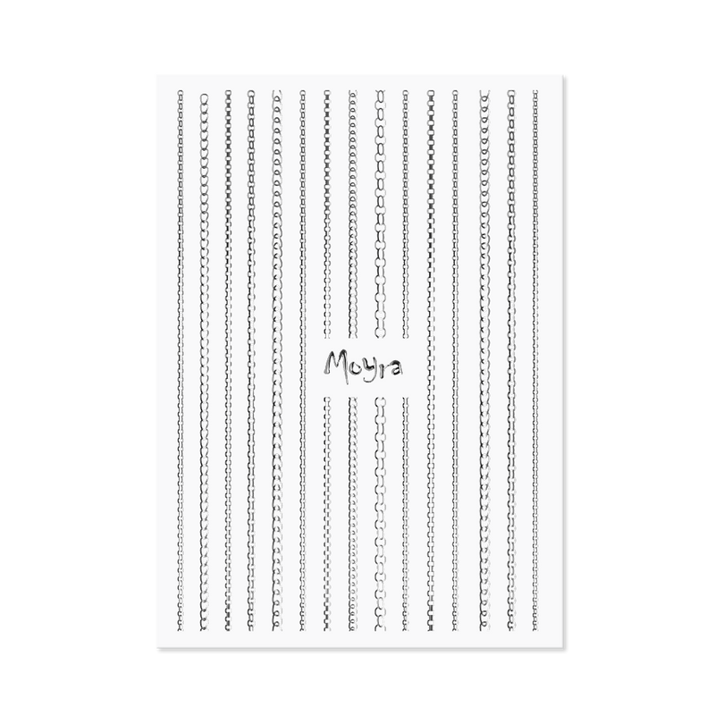 Moyra - Chain No. 02 Sticker Strips (Silver)