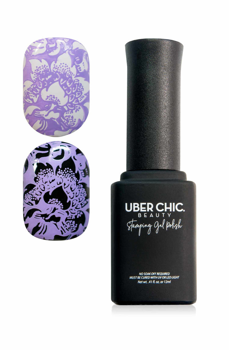 UberChic Beauty - Lilacs in London Stamping Gel Polish