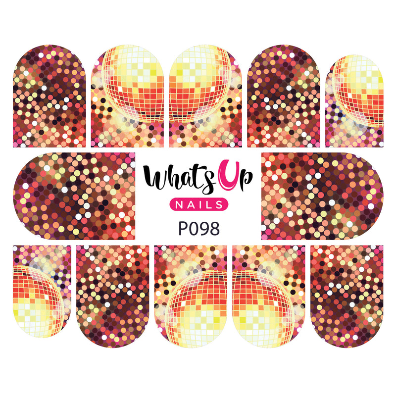 Whats Up Nails - P098 Wearin' My Dancing Shoes Water Decals