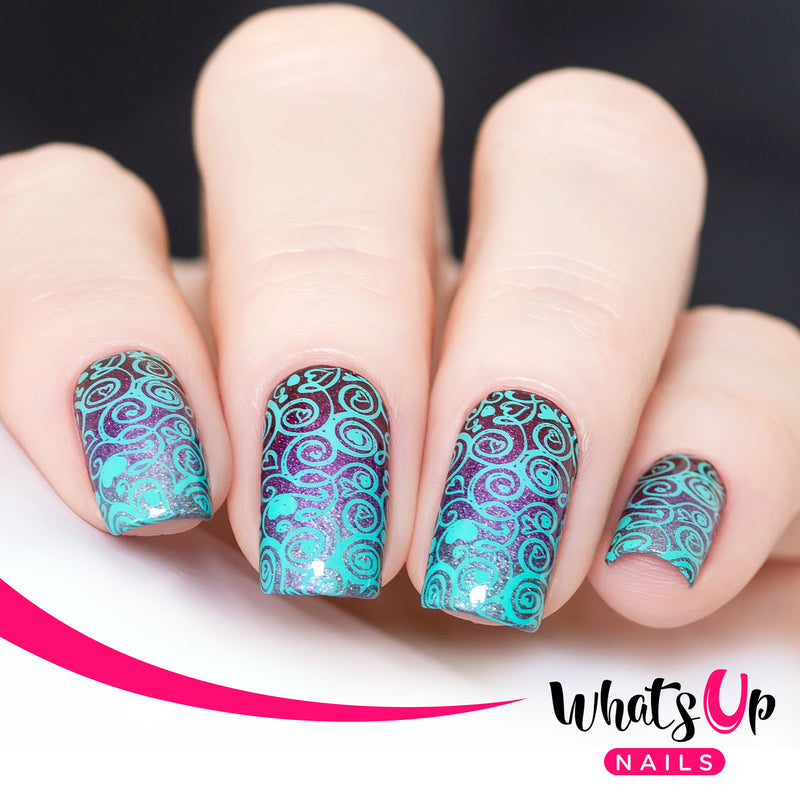 Whats Up Nails - Stamping Starter Kit (B041, Roses are Gold, Magnified Stamper)