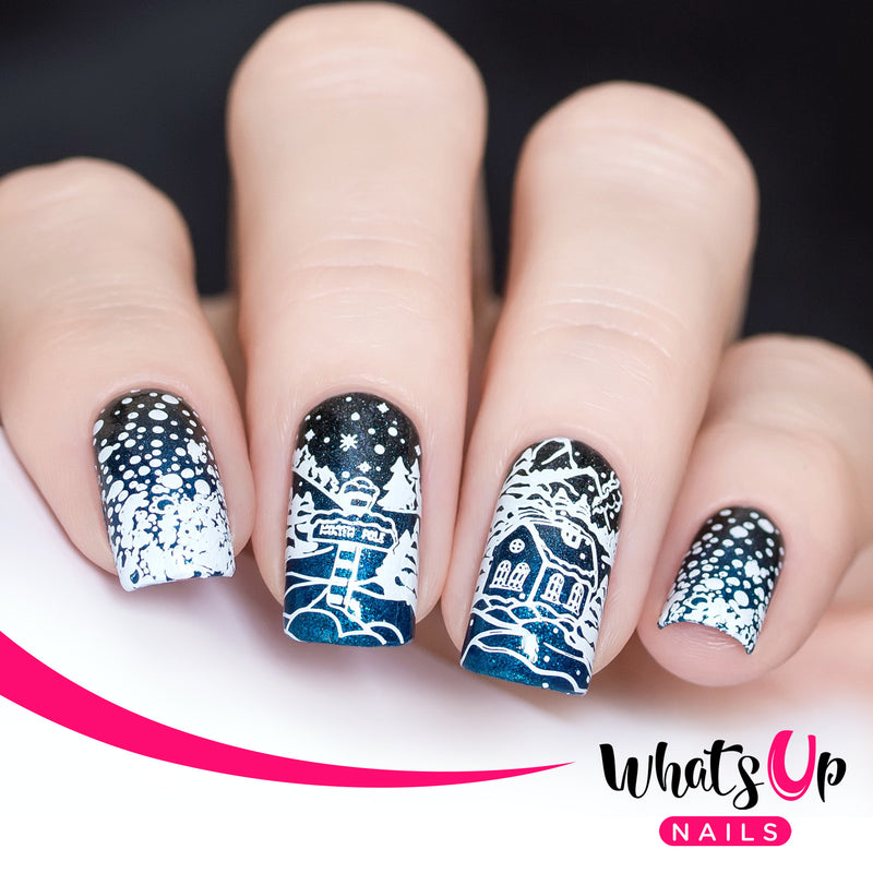 Whats Up Nails - B050 Count On Me! Stamping Plate