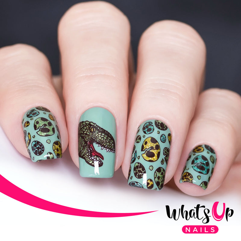 Whats Up Nails - B055 Stampasaurus Stamping Plate