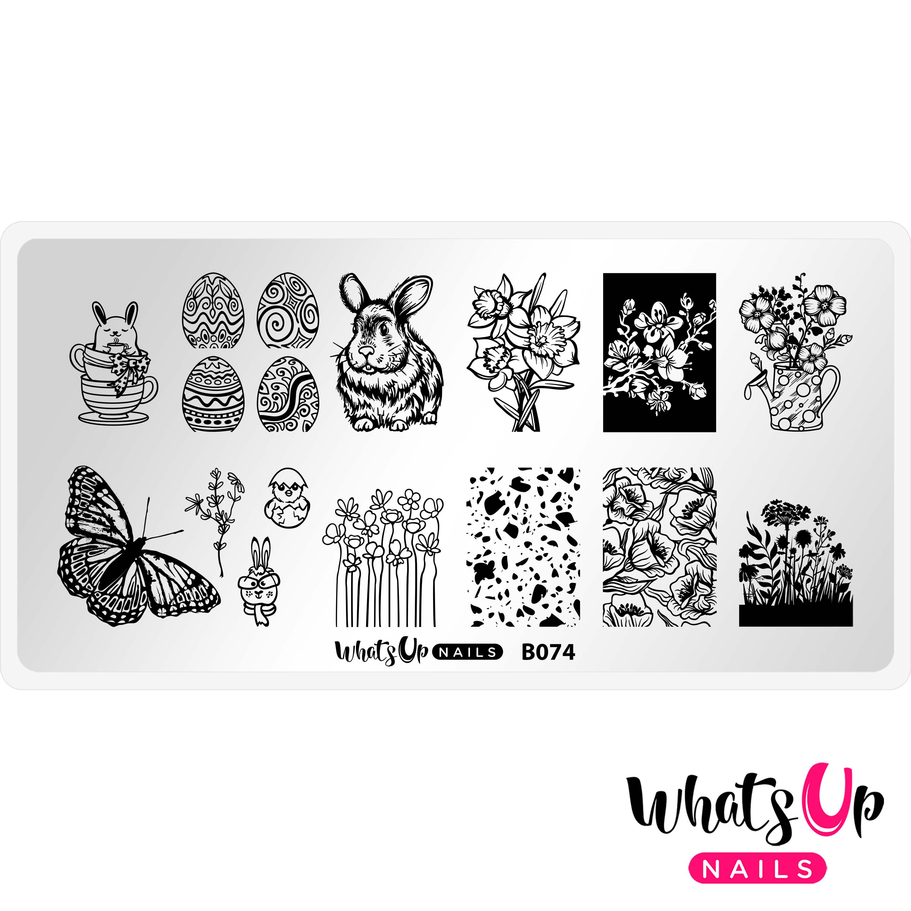 Stamping Plates – Wildflowers