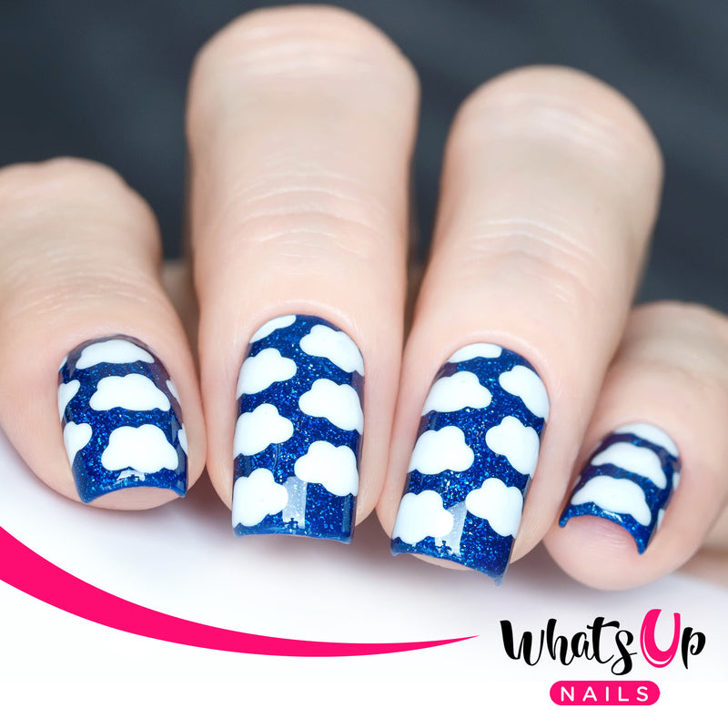 Whats Up Nails - Clouds Stencils