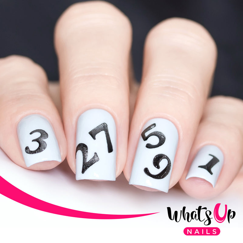 Whats Up Nails - Counting Stencils