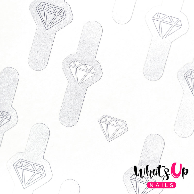 Whats Up Nails - Diamond Gemstone Stencils