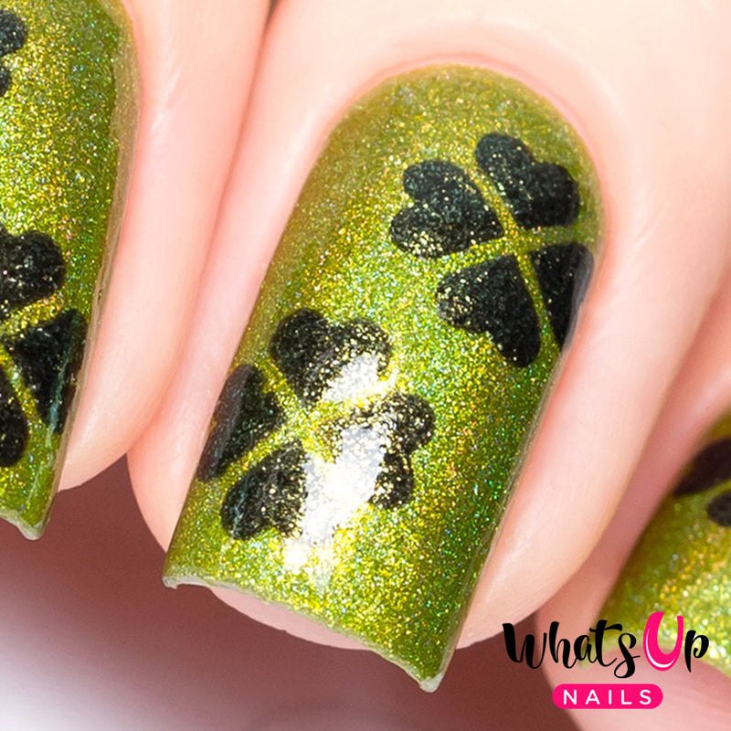 Whats Up Nails - Four Leaf Stencils