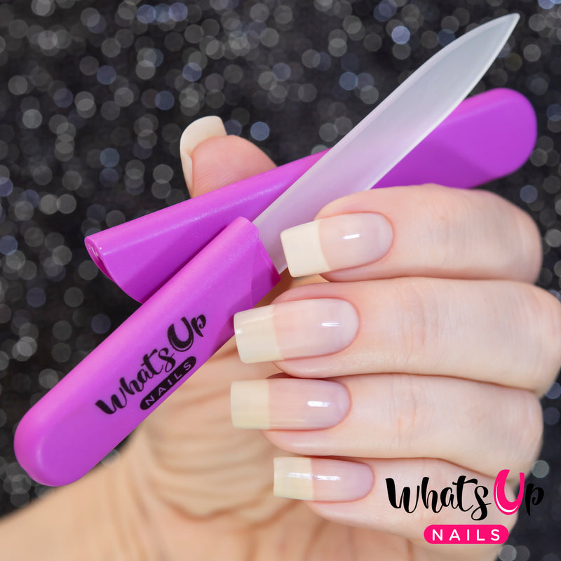 Whats Up Nails - Nail Care Starter Kit (Cuticle Remover, Oil, Pusher & Glass File)