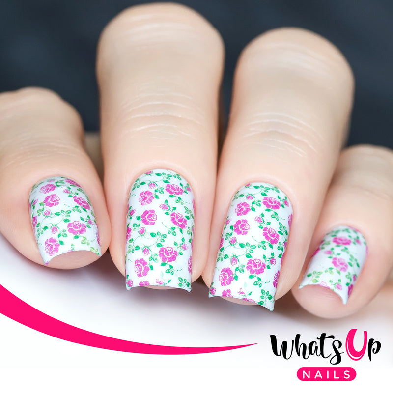 Whats Up Nails - P071 Dainty Blooms Water Decals