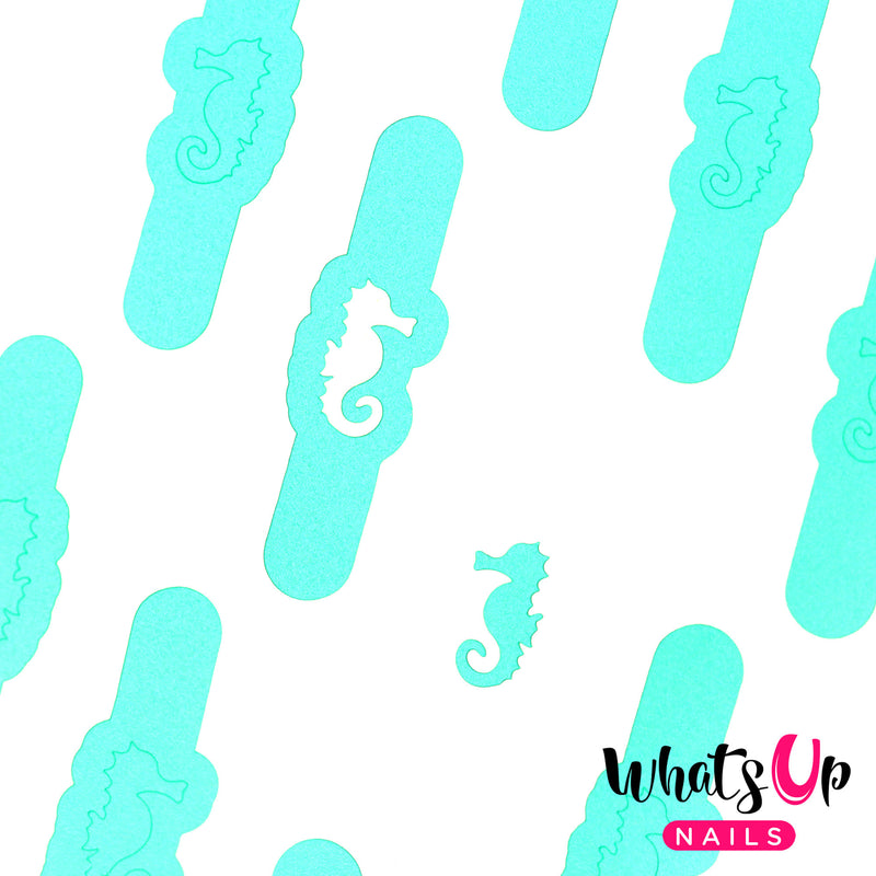 Whats Up Nails - Seahorse Stencils