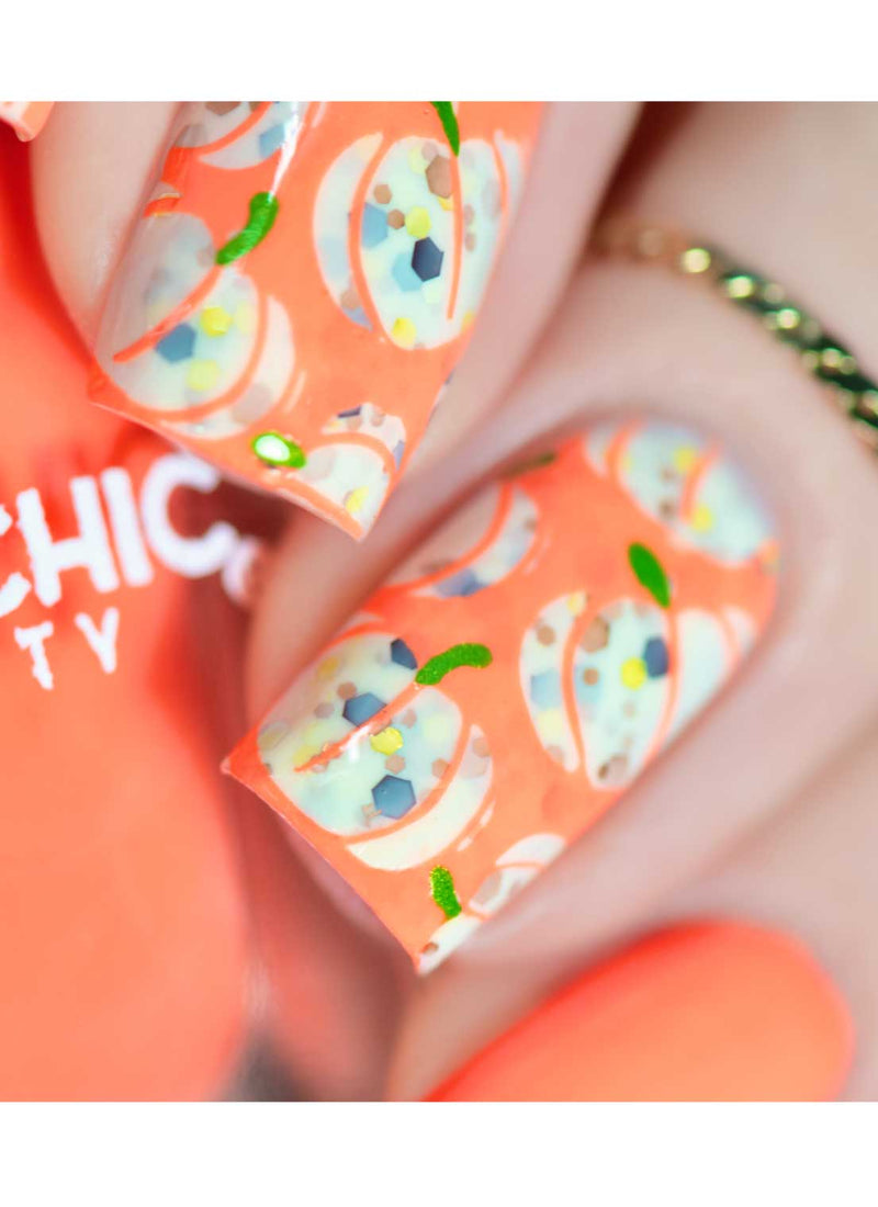 UberChic Beauty - Electric Pumpkin Stamping Polish