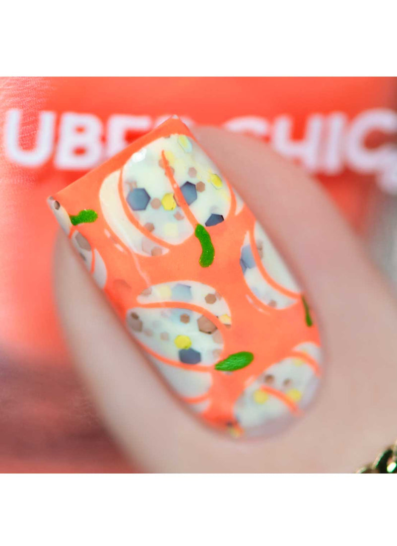 UberChic Beauty - Electric Pumpkin Stamping Polish