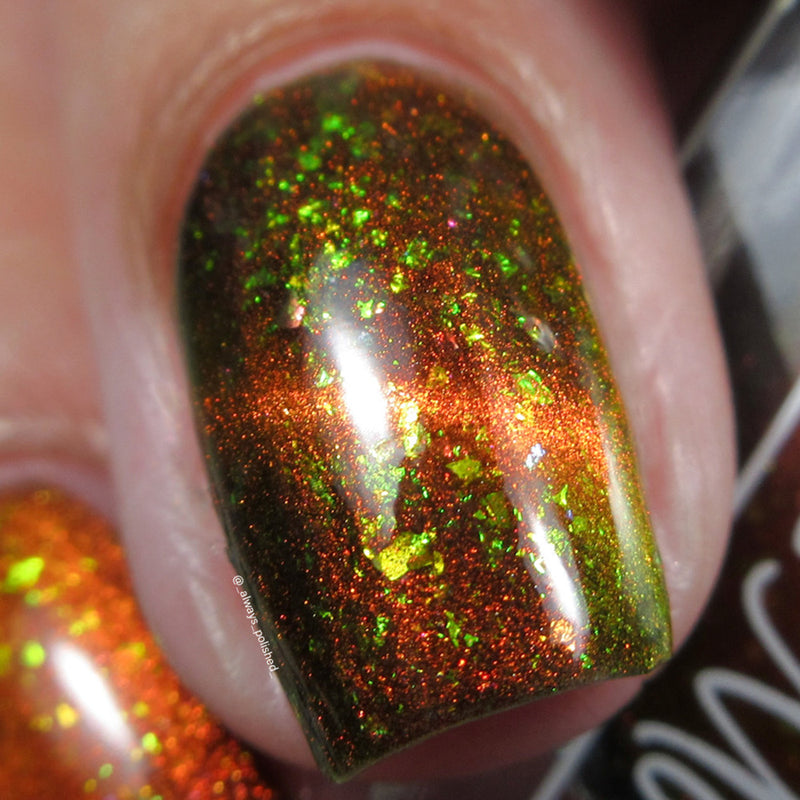Emily De Molly - Green Flame Nail Polish (Magnetic)
