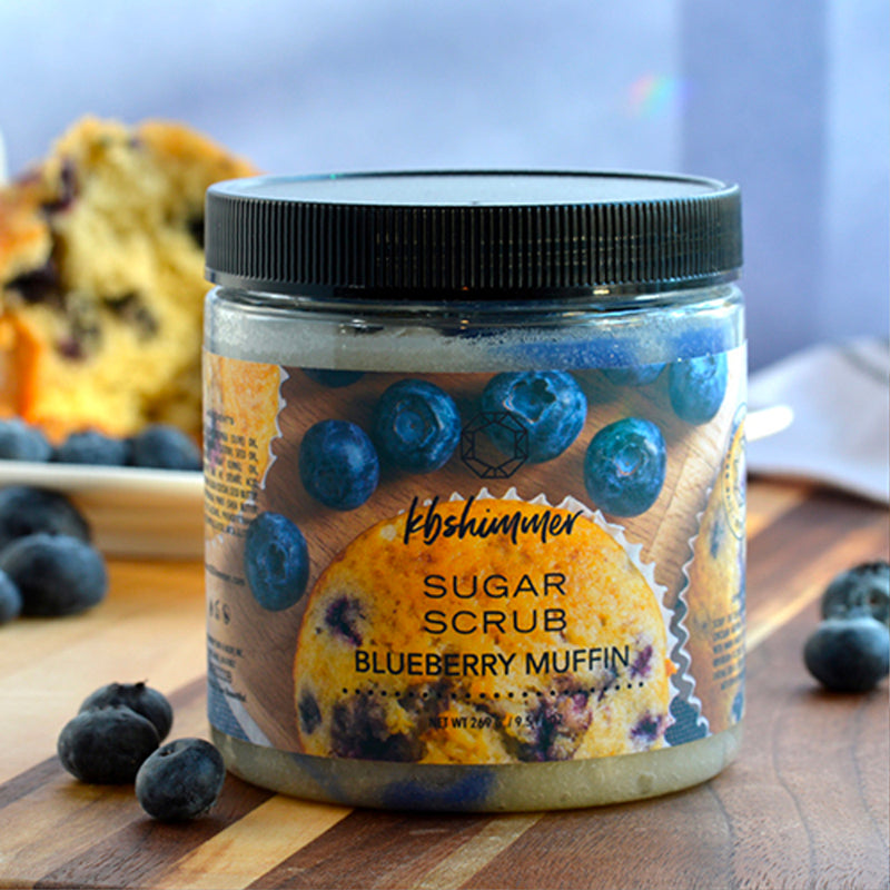KBShimmer - Blueberry Muffin Sugar Scrub
