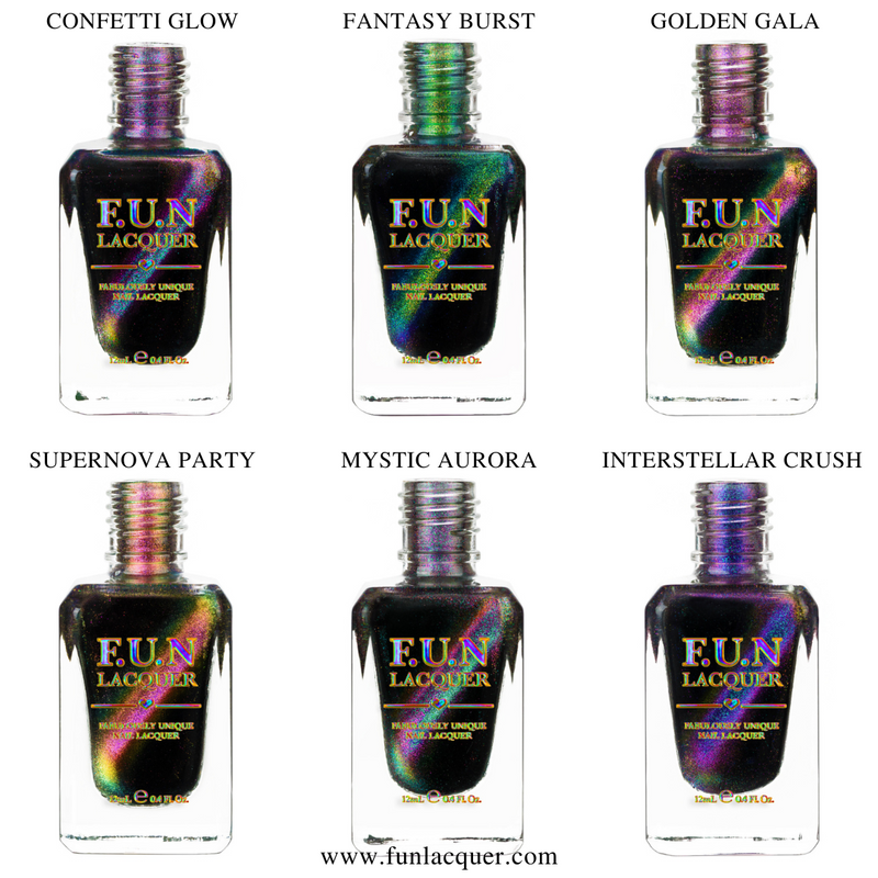[Preorder, Ships Early Nov] F.U.N Lacquer - The 12th Anniversary Collection (6 Nail Polishes) (Magnetic)