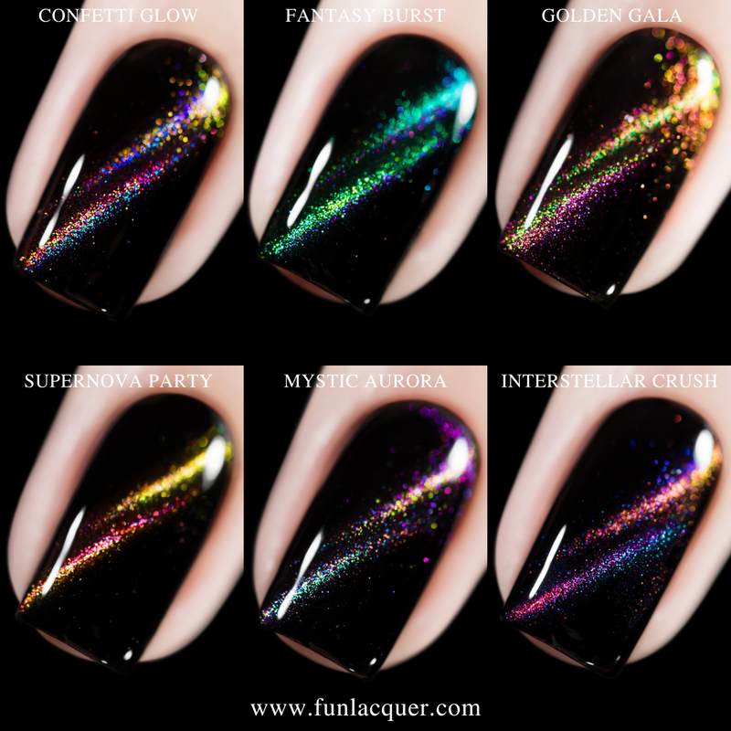 [Preorder, Ships Early Nov] F.U.N Lacquer - The 12th Anniversary Collection (6 Nail Polishes) (Magnetic)