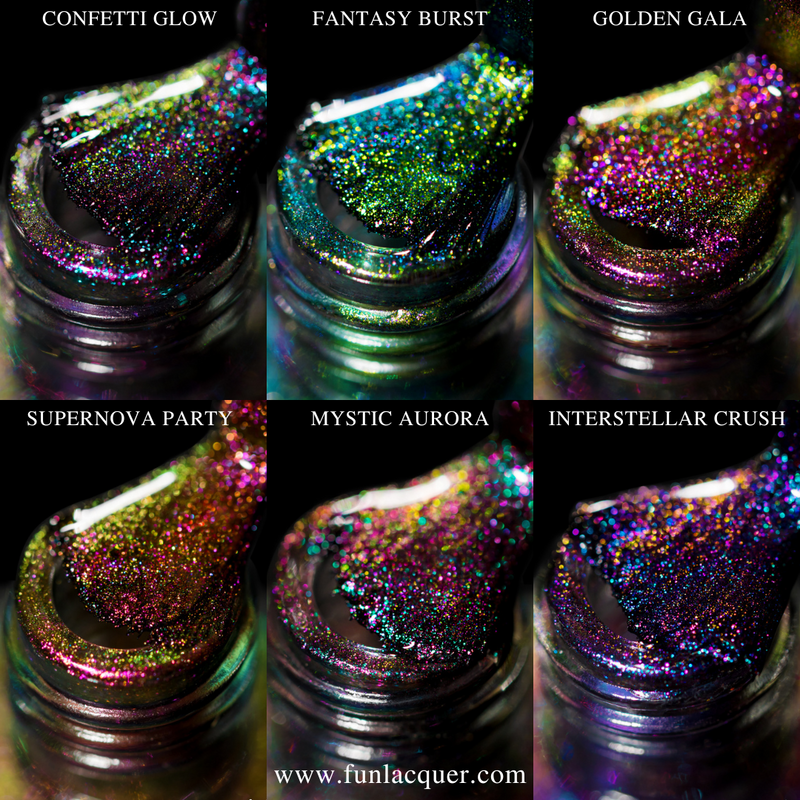 [Preorder, Ships Early Nov] F.U.N Lacquer - The 12th Anniversary Collection (6 Nail Polishes) (Magnetic)
