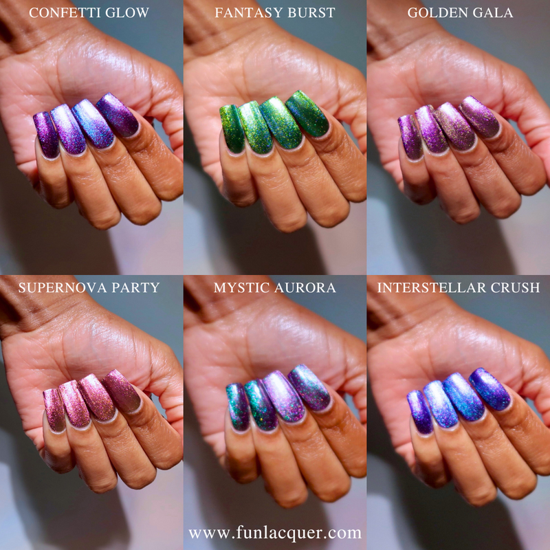 [Preorder, Ships Early Nov] F.U.N Lacquer - The 12th Anniversary Collection (6 Nail Polishes) (Magnetic)