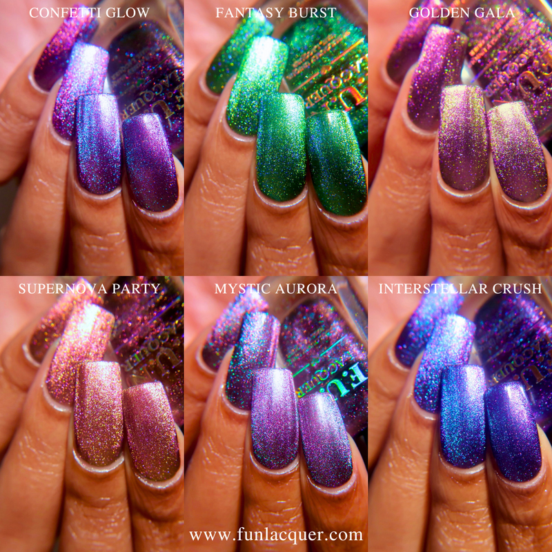 [Preorder, Ships Early Nov] F.U.N Lacquer - The 12th Anniversary Collection (6 Nail Polishes) (Magnetic)