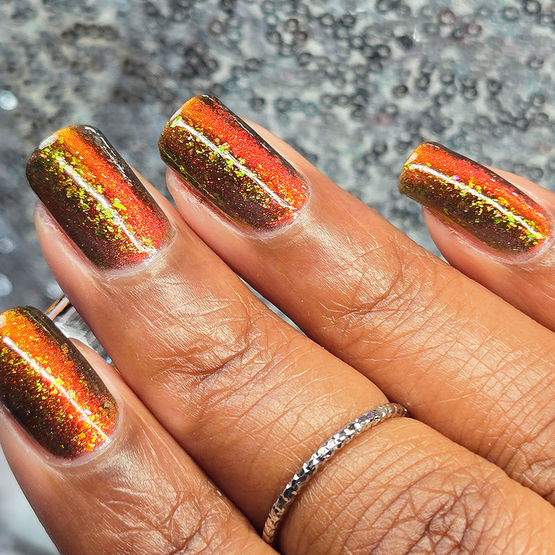 Emily De Molly - Green Flame Nail Polish (Magnetic)