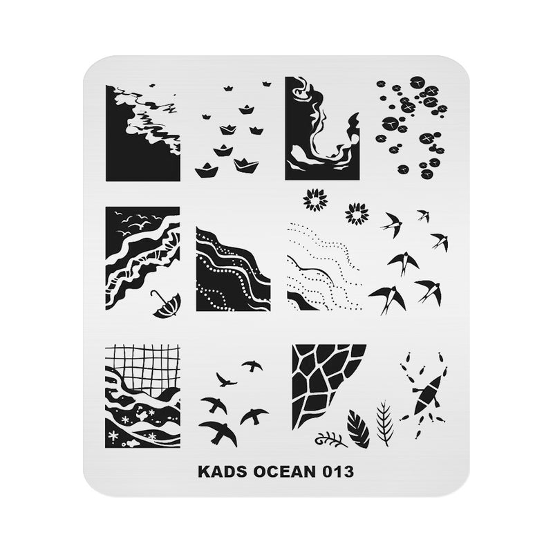 Kads - Ocean 013 Stamping Plate