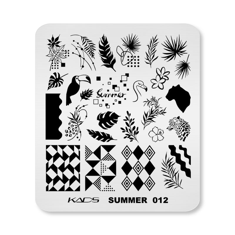 Kads - Summer 012 Stamping Plate