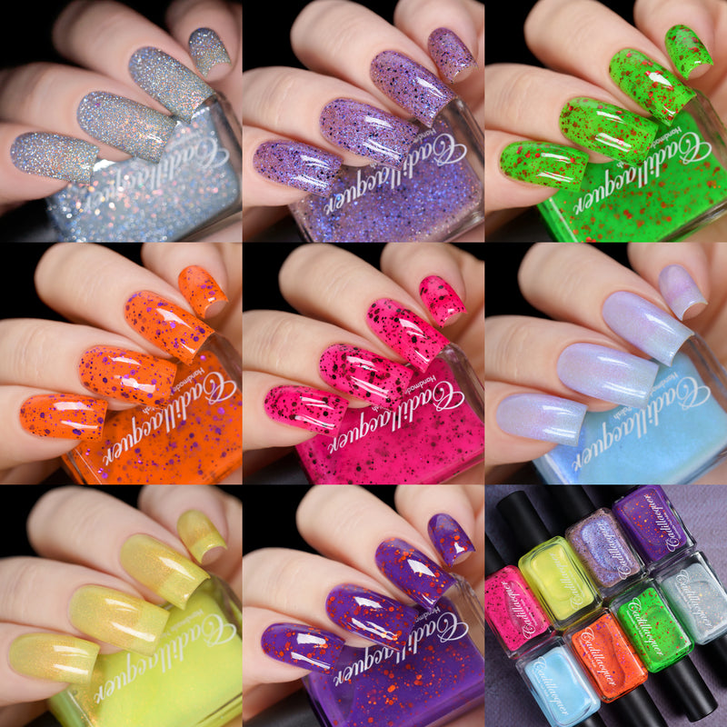 [Preorder, Ships Early Oct] Cadillacquer - Eerie Glow Collection (8 Nail Polishes) (Glow in the Dark)