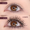 Whats Up Beauty - Watch Me! Volumizing and Lengthening Mascara with Peptide and Vitamin B5 - Shade Black