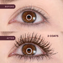 Whats Up Beauty - Watch Me! Volumizing and Lengthening Mascara with Peptide and Vitamin B5 - Shade Brown