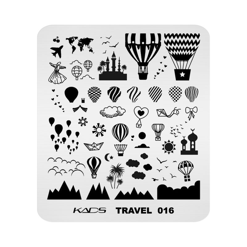 Kads - Travel 016 Stamping Plate